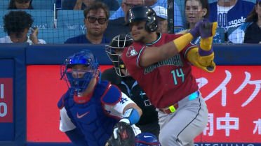 Gabriel Moreno's RBI single