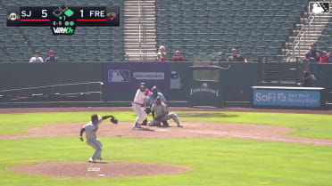 Roldy Brito's RBI ground-rule double