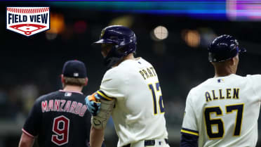Field View: Cooper Pratt's first MLB hit
