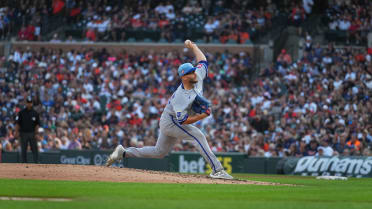 Noah Cameron strikes out Riley Greene