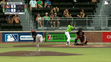 Maxton Martin homers (13) on a fly ball to right center field.