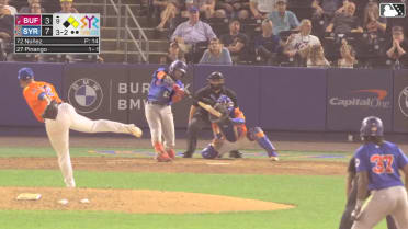 Yohendrick Pinango's 448-foot three-run home run 