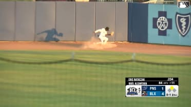 Luis Lara's sliding catch