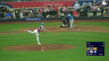Leo De Vries skies his second Double-A homer