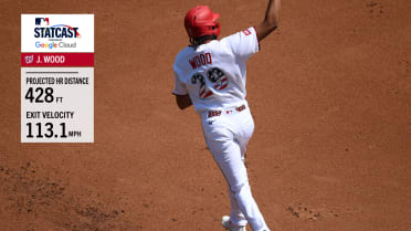 James Wood crushes a 428-foot home run