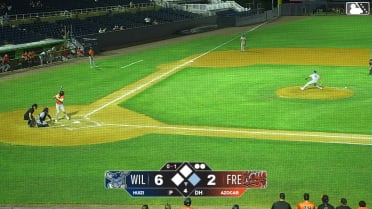 Enddy Azocar singles on a ground ball to center fielder Yeremy Cabrera. DJ Layton scores.