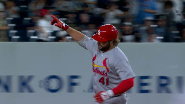 The Cardinals rally for seven in the 8th inning