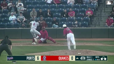 Breyson Guedez doubles (17) on a line drive to right fielder Kevyn Castillo. Max Durrington scores. Daniel Bucciero to 3rd.