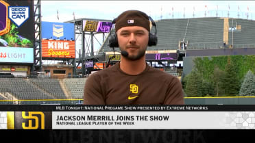Jackson Merrill on winning NL Player of the Week
