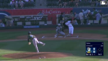 LuJames Groover's solo home run
