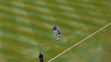 Atrapada de canasta de Guerrero Jr. 