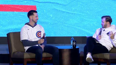 Ian Happ interviews Kyle Tucker at Cubs Convention