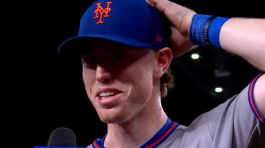 Brett Baty discusses his clutch defense, victory
