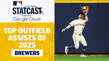Brewers' Top 5 outfield assists of 2025