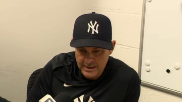 Aaron Boone on having patient at-bats, facing Ginn