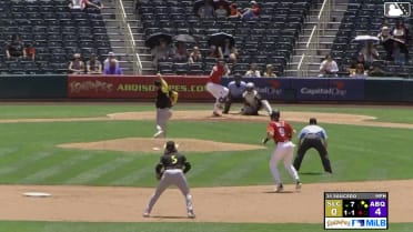 Tayler Saucedo In play, run(s) to Sterlin Thompson