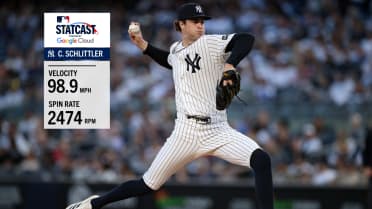 Cam Schlittler delivers heat, shows off spin rate