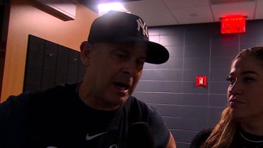 Aaron Boone discusses the Yankees' postseason berth