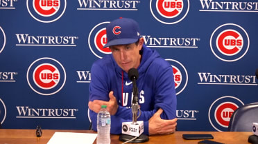 Craig Counsell discusses the Cubs' 5-2 loss