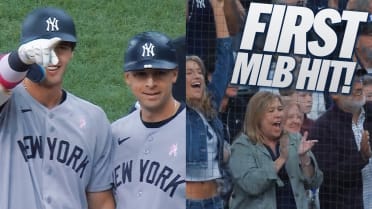 Spencer Jones' first career hit, RBI 
