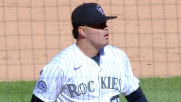 Valente Bellozo logra su 1er ponche con los Rockies