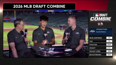 Jackson Flora discusses mentality, MLB Combine
