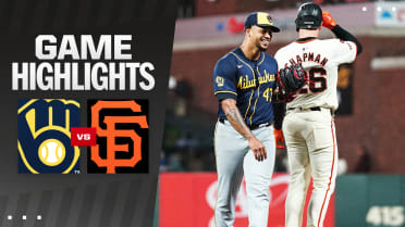 Brewers vs. Giants Highlights