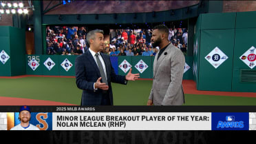 Nolan McLean wins MiLB Breakout Player of the Year