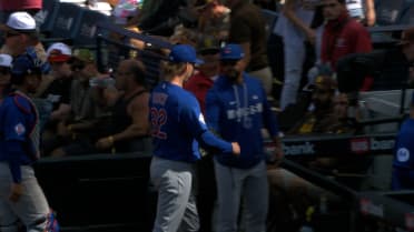 Ben Brown induces double play to limit the damage