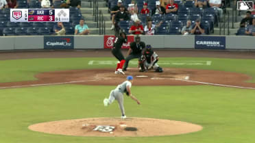 Bo Davidson homers (15) on a fly ball to left center field.