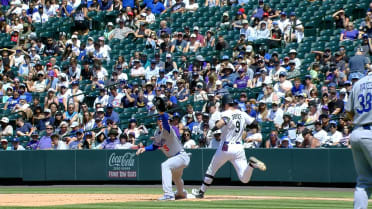 Miguel Rojas throws out Brenton Doyle after a review