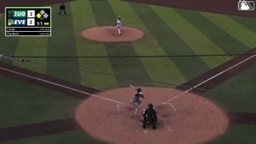 Jhonny Level doubles (1) on a line drive to right fielder Anthony Donofrio. Walker Martin scores.