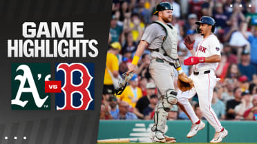 A's vs. Red Sox Highlights