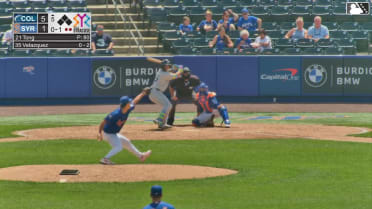 Ralphy Velazquez's solo home run