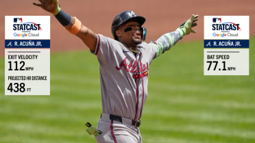 Ronald Acuña Jr.'s 438-foot leadoff home run!