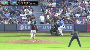Alfonsin Rosario doubles (20) on a line drive to center fielder Tavian Josenberger. Nick Mitchell scores. Jaison Chourio out at home on the throw, center fielder Tavian Josenberger to shortstop Brandon Butterworth to catcher Adam Retzbach.