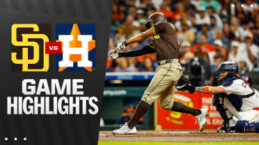 Padres vs. Astros Highlights