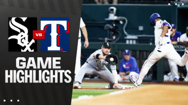 White Sox vs. Rangers Highlights 