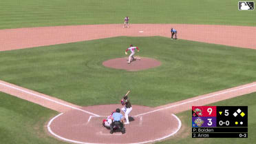 Victor Arias homers (10) on a fly ball to right center field. Carter Cunningham scores.