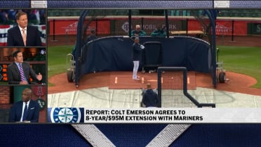 Colt Emerson's eight-year extension with the Mariners