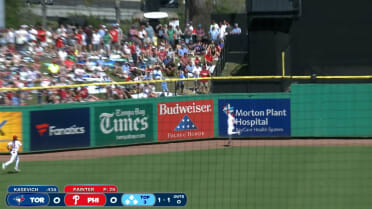 Justin Crawford's running grab