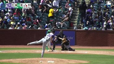Mitch Jebb hits a two-run home run