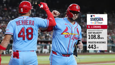 Jimmy Crooks crushes a 443-foot home run
