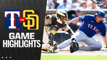 Rangers vs. Padres Highlights