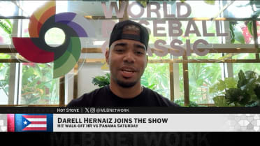 Darell Hernáiz talks walk-off home run