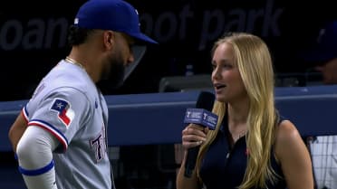 Ezequiel Durán discusses his big game vs. Marlins
