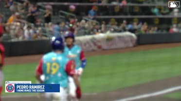 Pedro Ramirez drills a three-run homer