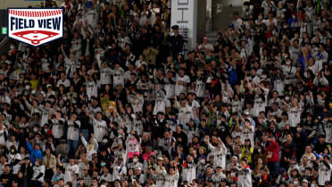 Field View: Seiya Suzuki cheer at the Tokyo Dome
