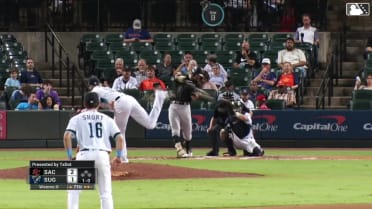 Bryce Eldridge's first AAA hit of 2025
