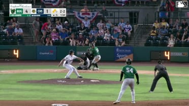 Luis Guanipa singles on a ground ball to center fielder Brendan Summerhill. Dallas Macias scores. Michael Martinez scores.